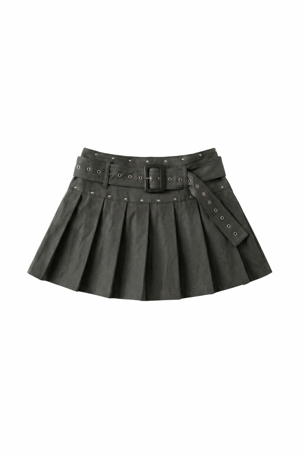 Grey Riot Skirt with belt