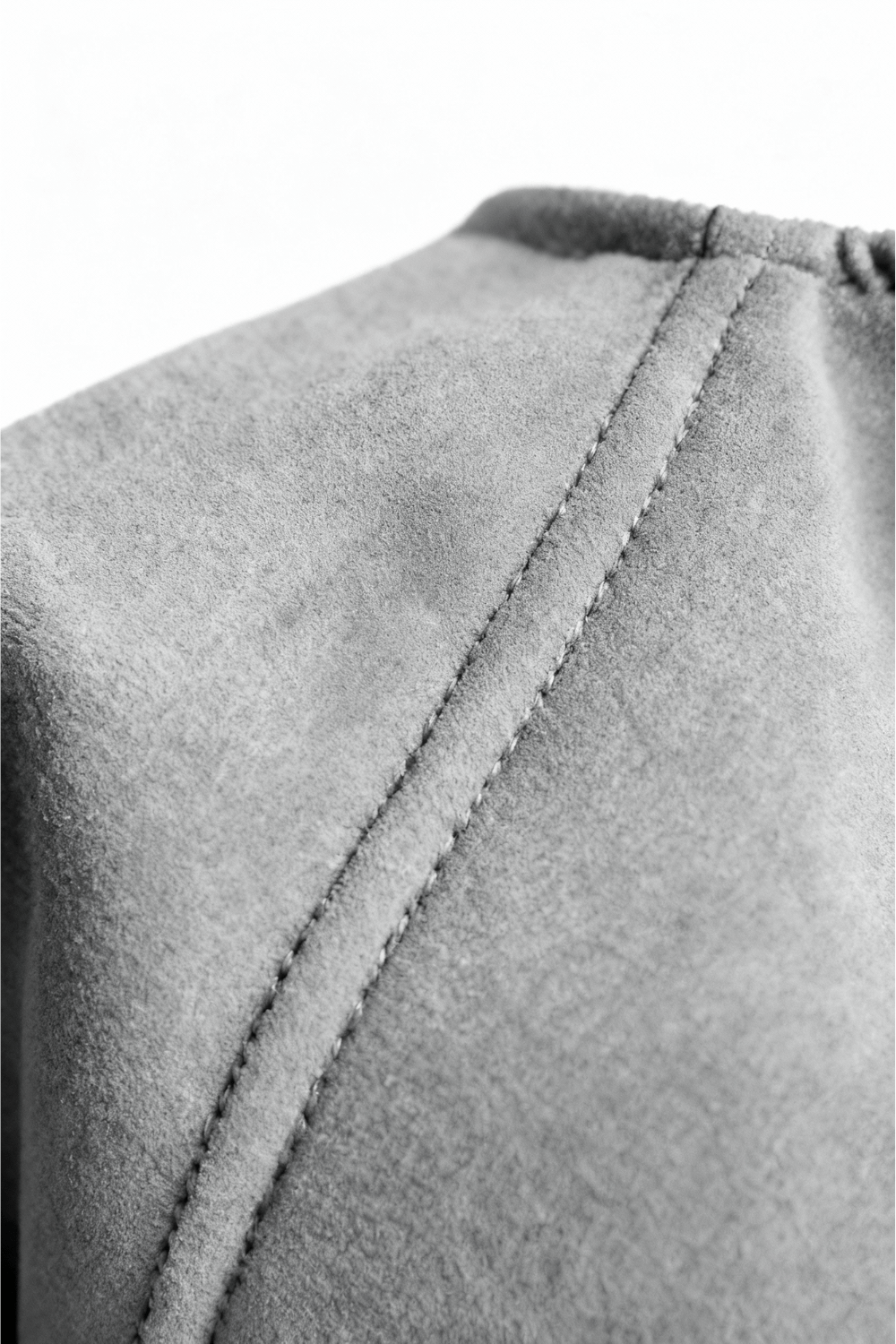 Grey Seoul Air Suede Jacket - BEEGLEE