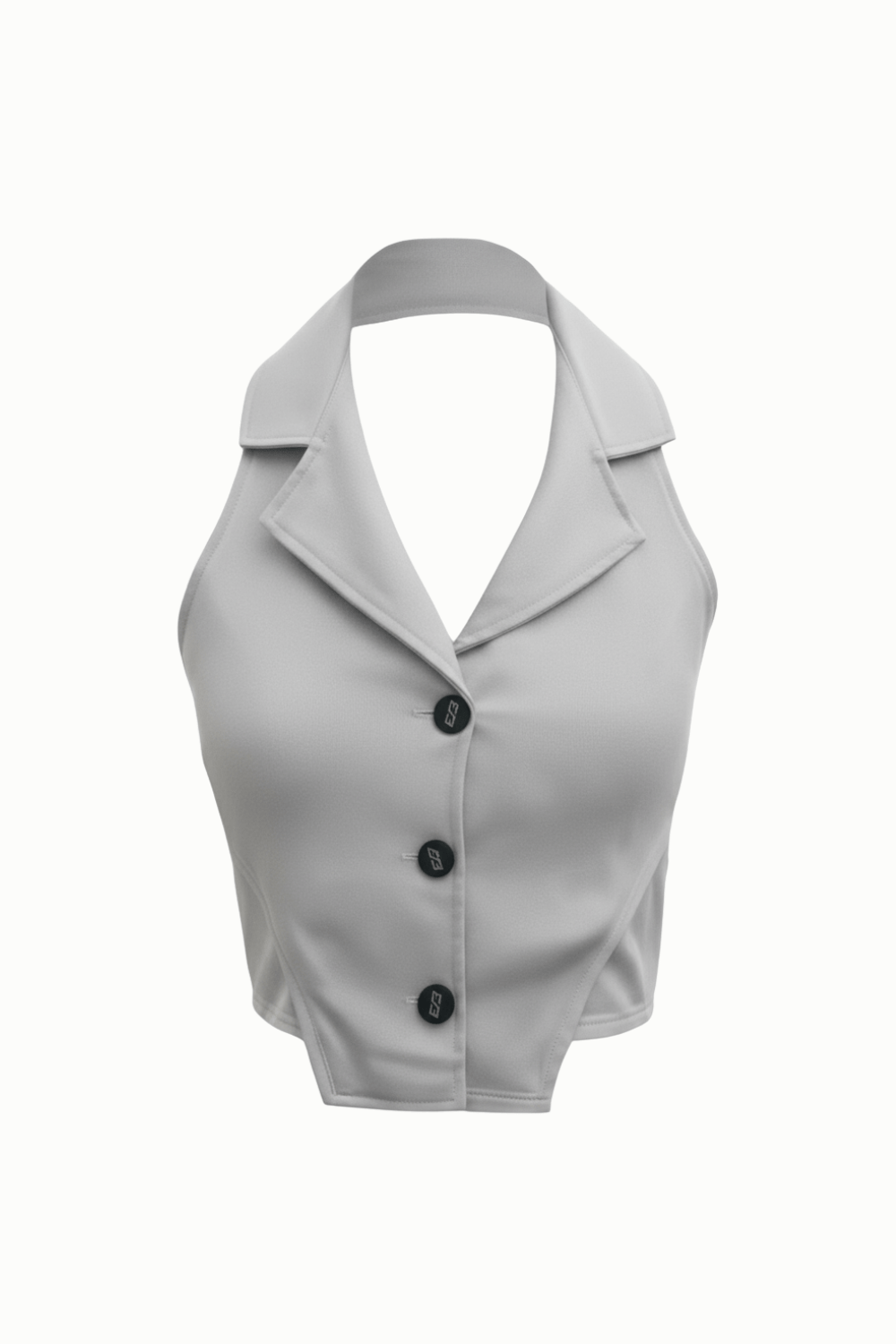 Grey Smoking Vest