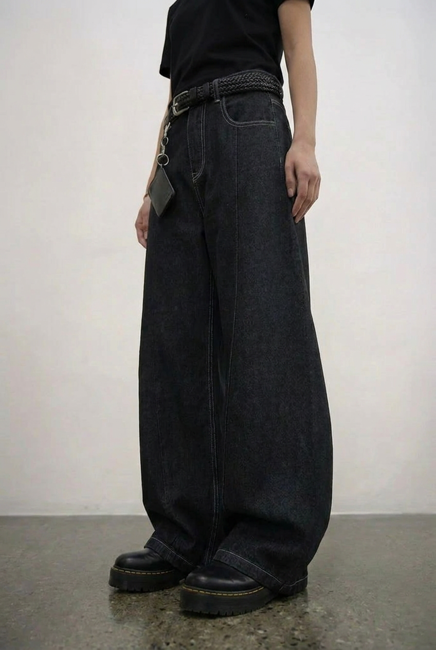 Black Carpenter Denim Pants