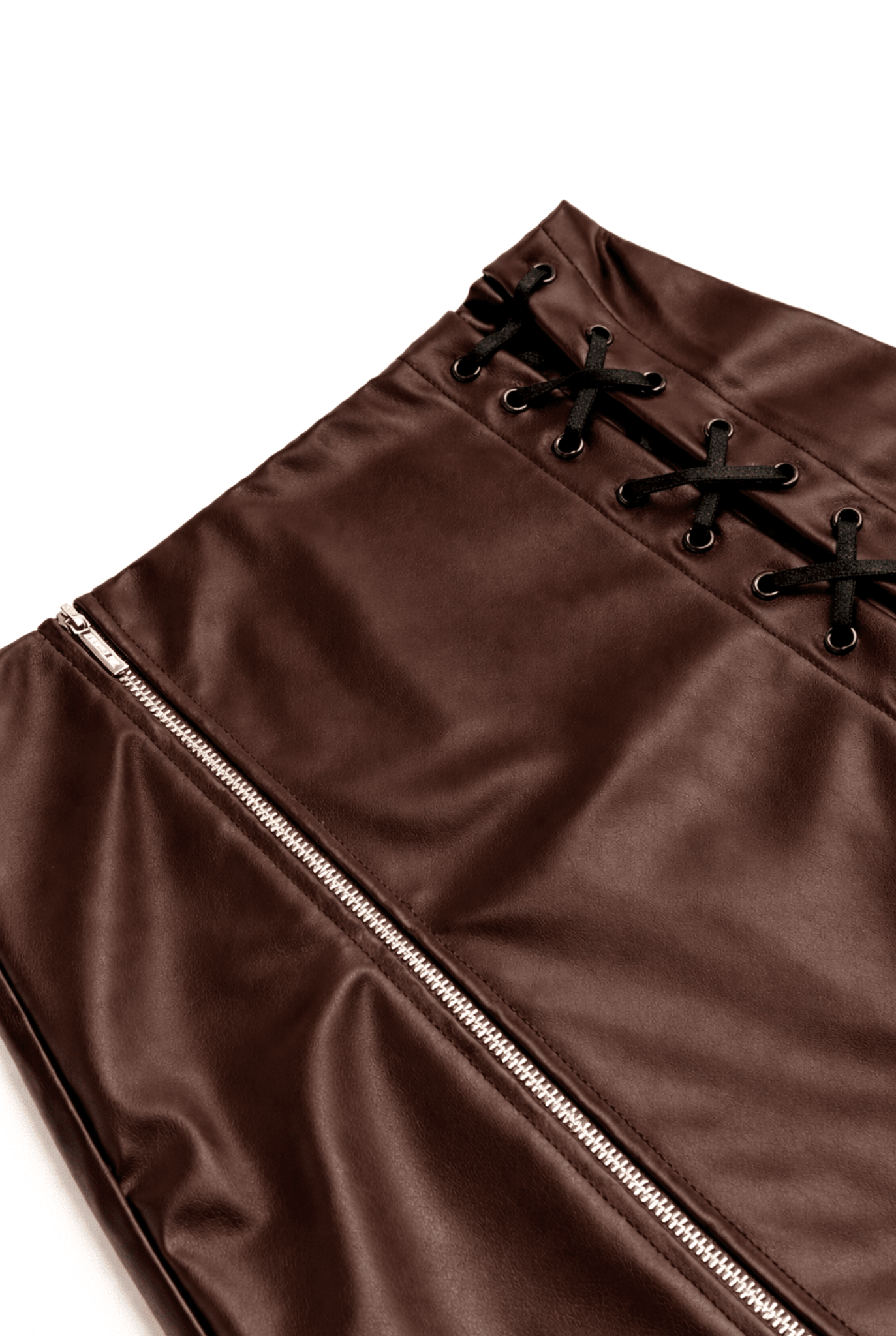 Mocha Anarchy Zip Skort - BEEGLEE