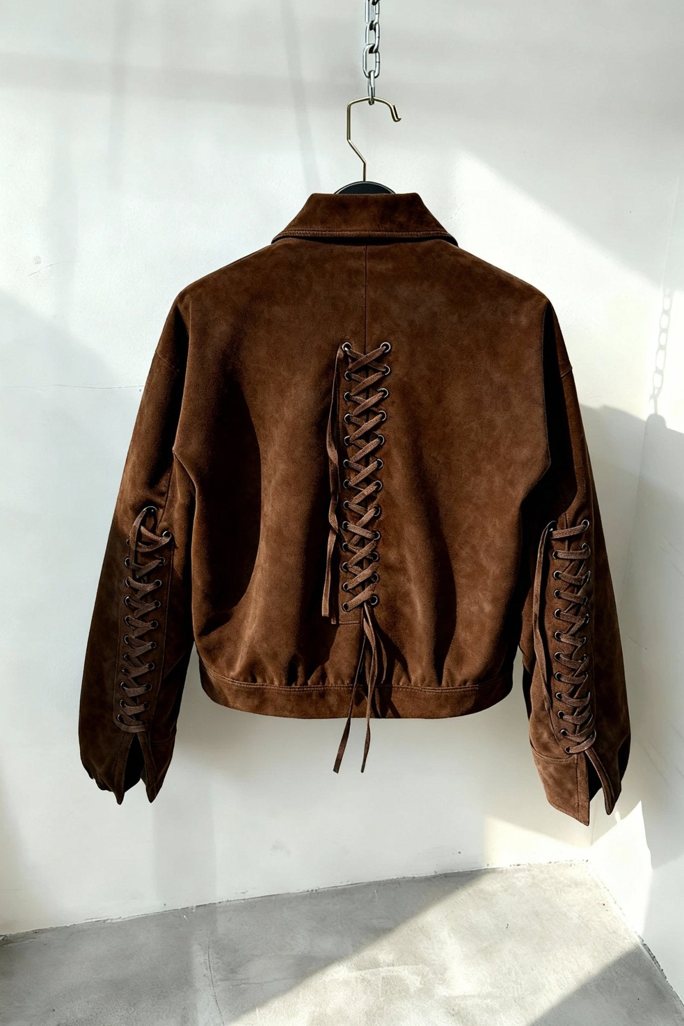 Mocha Yurei Suede Jacket