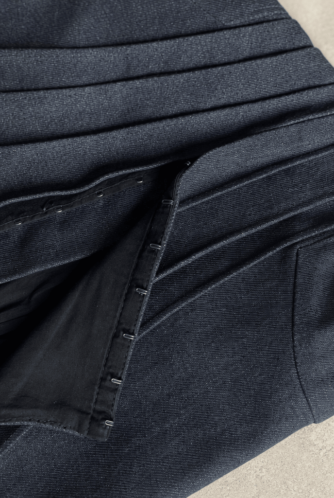Navy Felony Denim Corset - BEEGLEE