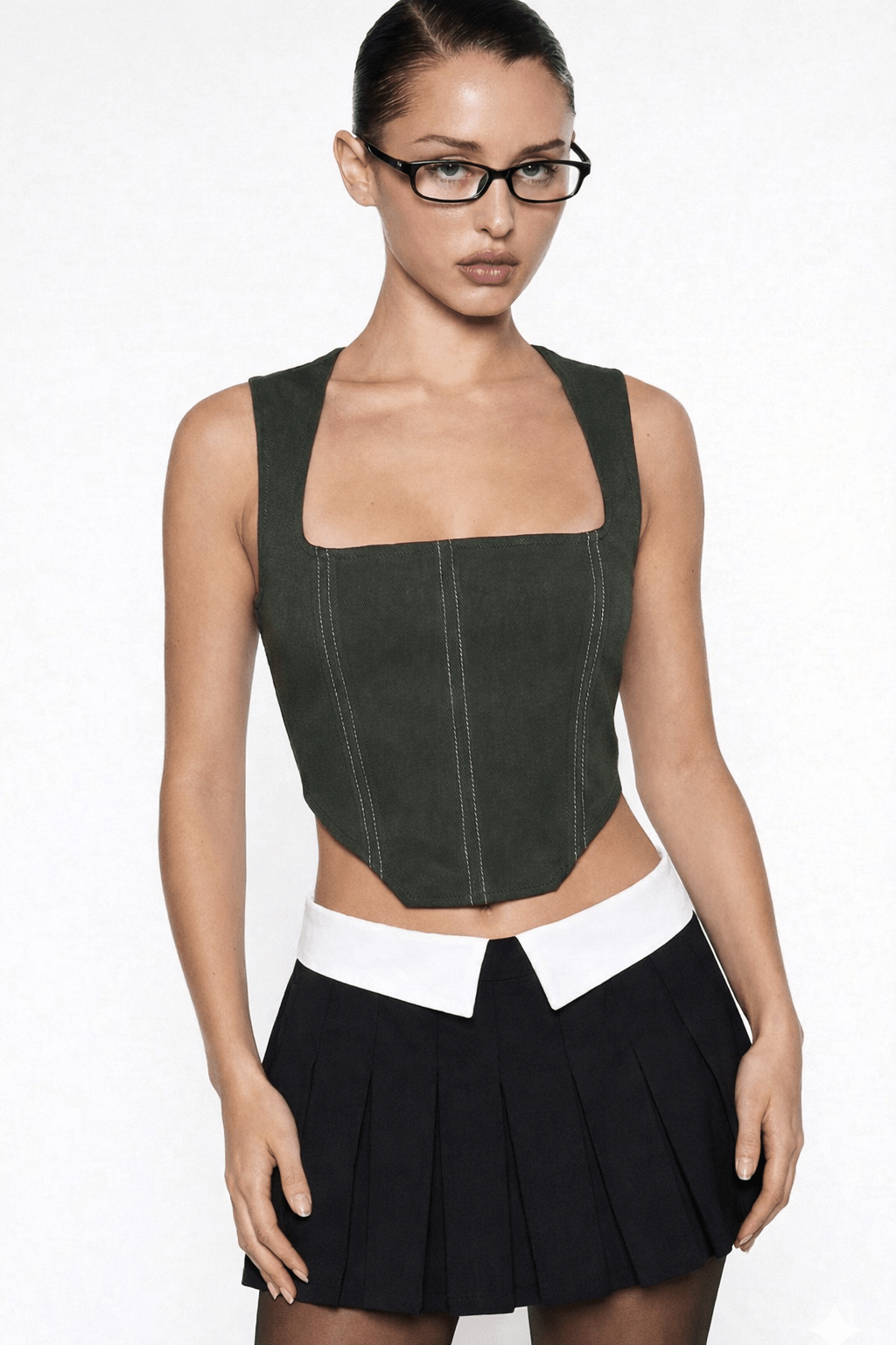 Olive Overtime Backless Corset - BEEGLEE
