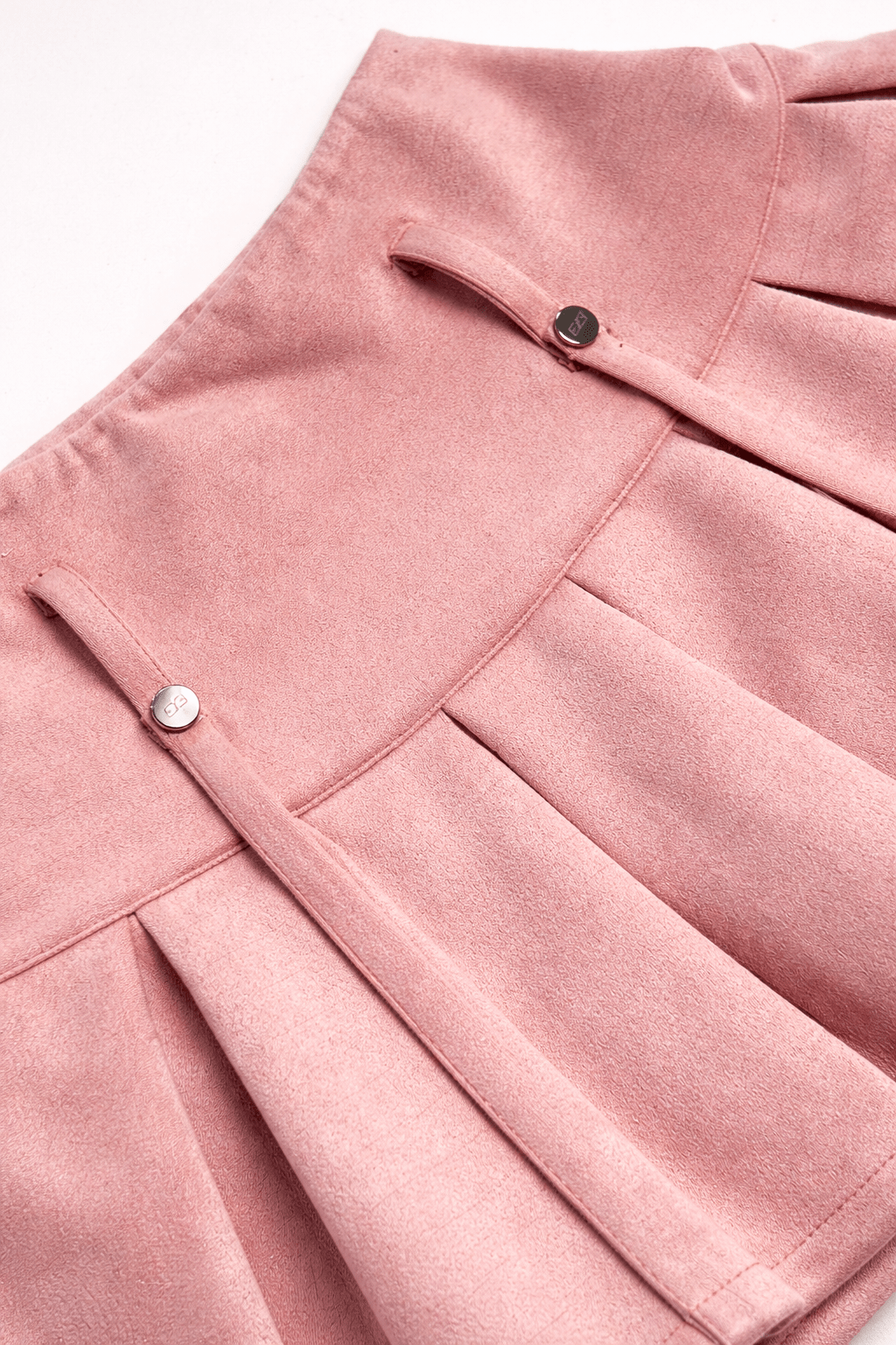 Pink Harness Pleat Skort - BEEGLEE