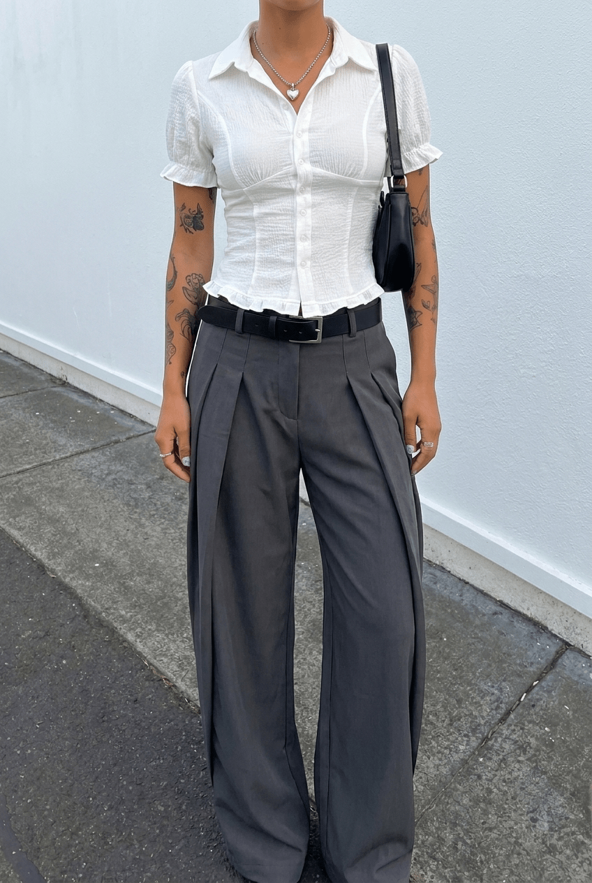 White Boardroom Shirt - BEEGLEE
