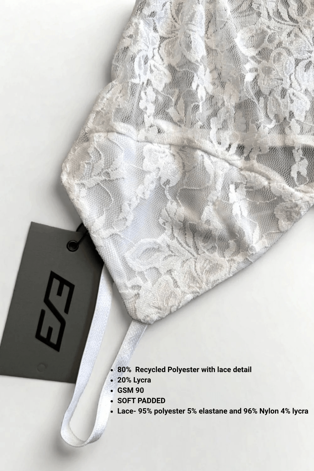 White Gigi lace bodysuit - BEEGLEE