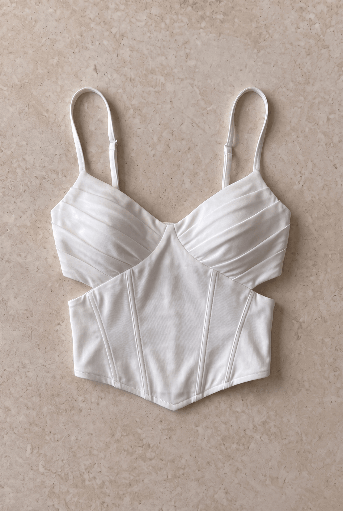 White Selene Corset – back view