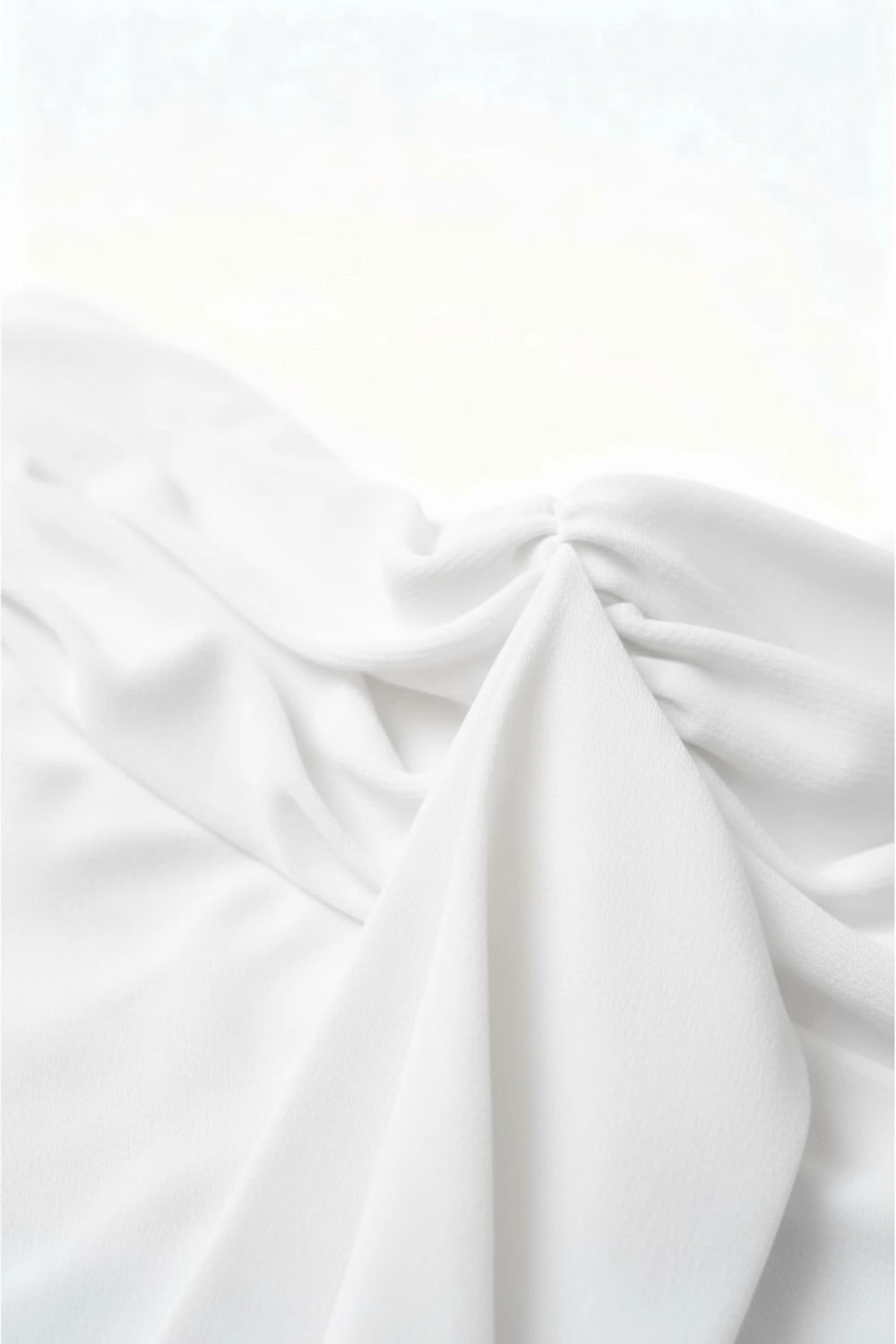 White Slinky Halter Top - BEEGLEE