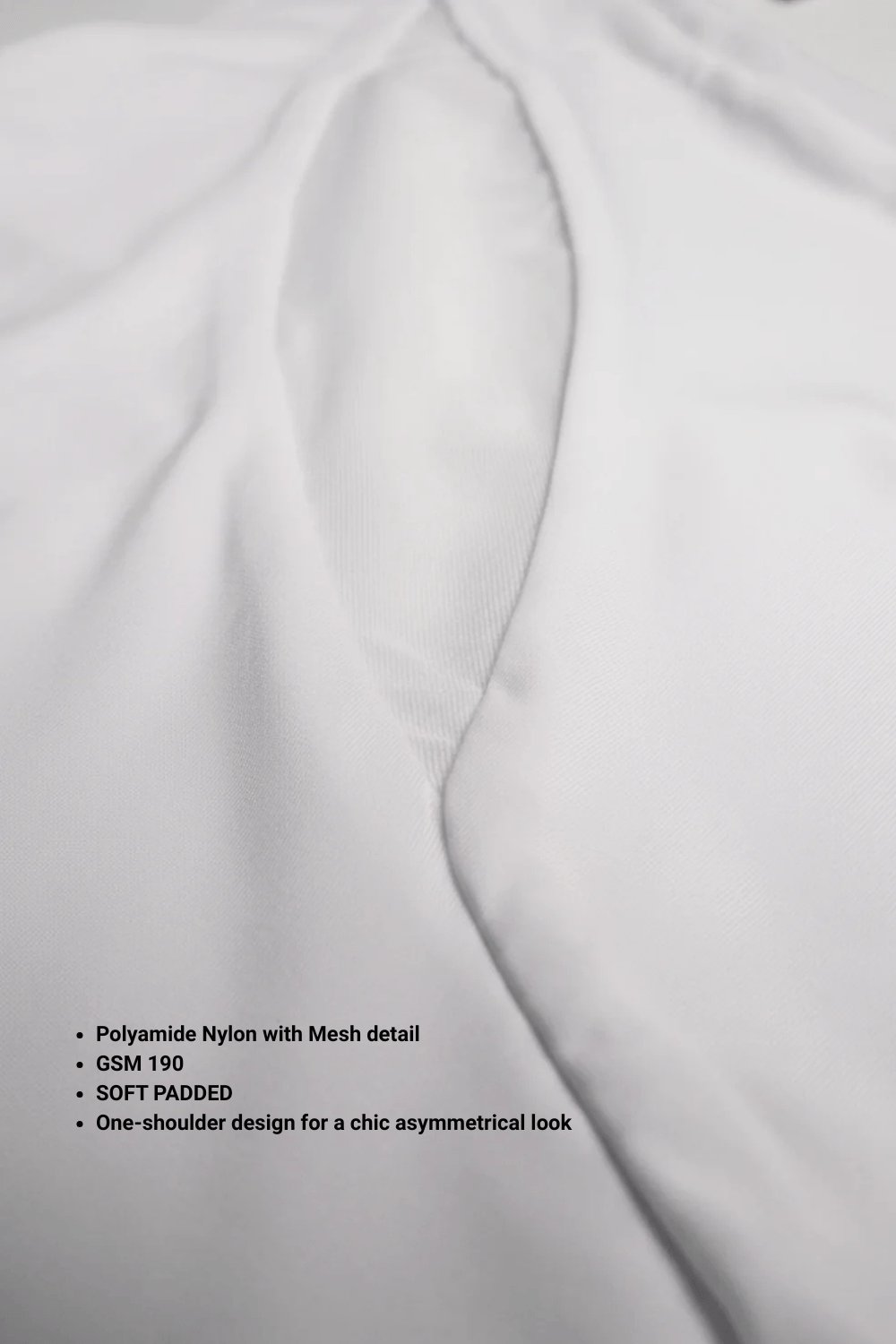 White Swirl Mesh Bodysuit - BEEGLEE