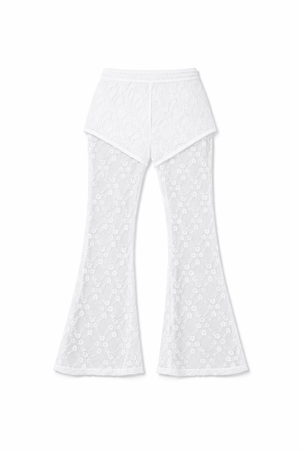 White Zephyr Lace Pant - BEEGLEE
