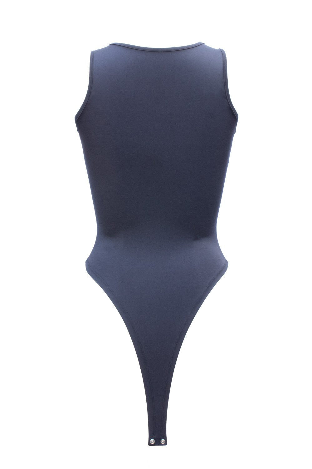 Ashen Grey Nyx Zip Up Swimsuit - BEEGLEE