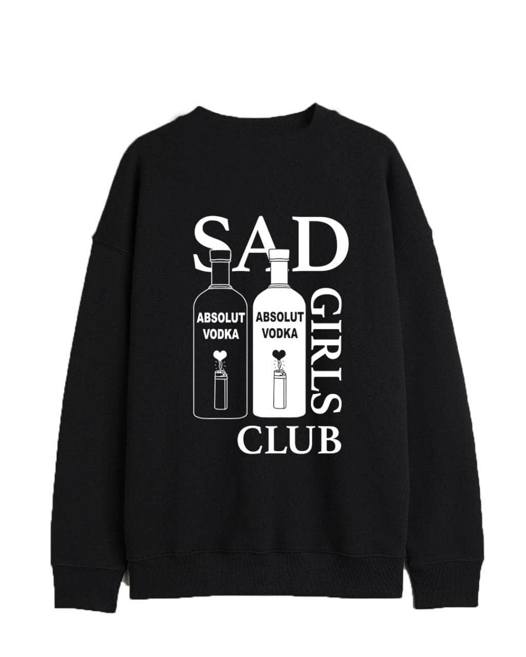 Sad Girls Baggy Sweatshirt - BEEGLEE